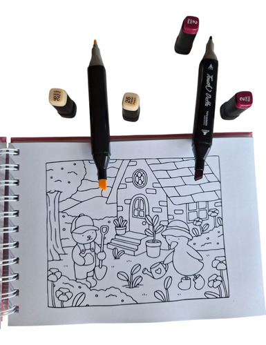 2 Bobbie Goods Amarelo Volume 100 Desenhos + Caneta Touch 36