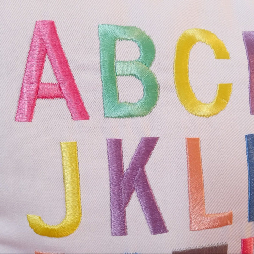 Pack Almohadones Letras Abecedario Y Números Deco Montessori