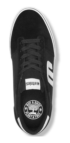 Imagen 5 de 7 de Tenis Etnies Calli Vulc Negro Skate Hombre