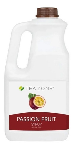 Jarabe Tea Zone Sabor Frutas De La Pasión - Garrafa 1.92 Lt