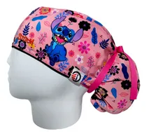 Comprar Gorro Quirúrgico Mujer + Lanyard Stitch Flores Rosa 