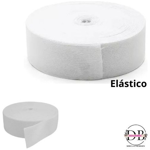 Kit 2 Elástico Rolo 40mm (4 Cm) X 25 Metros Confecções 57