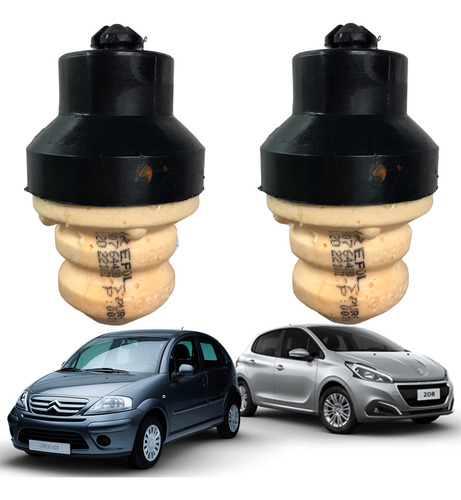 Par Batente Amortecedor Traseiro Citroen Aircross Original