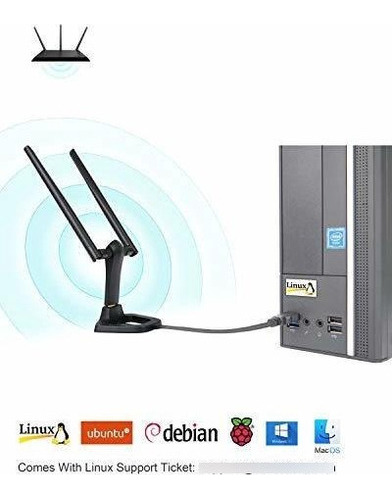 Adaptador Red Brostrend 1200mbps Linux Adaptador Wifi Usb Pa