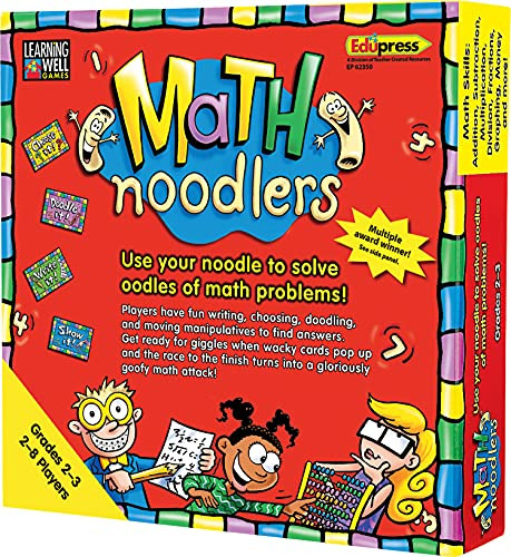 Edupress Math Noodlers Juego, Grados 2-3 (ep62350,) Zxd0k