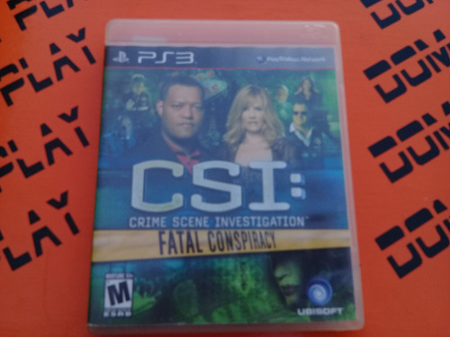 Csi Fatal Conspiracy Ps3 Físico Envíos