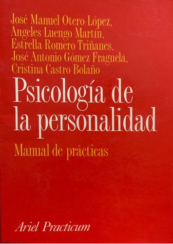 Psicología De La Personalidad - José Manuel Otero López