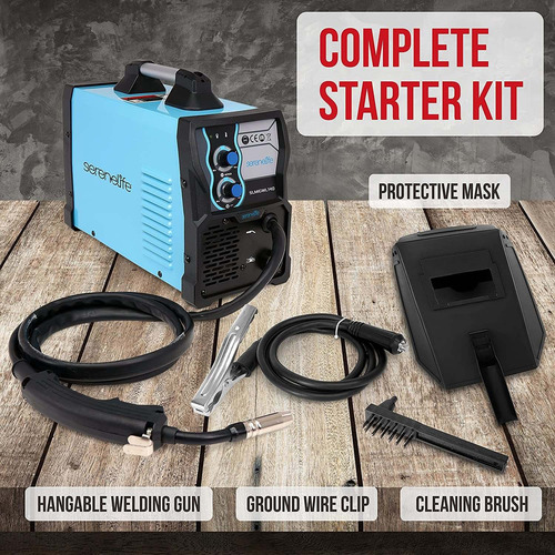 Serenelife Mig Welder, 130a Dc 110/220v, With Accessories