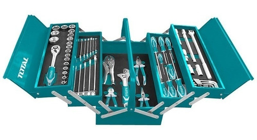 Caja De Herramientas Manuales Total De 59 Pcs Industrial