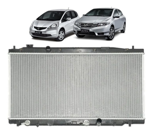 Radiador Honda New Fit / City 2009 2010 2011 2012 2013 2014