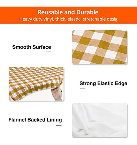 Mantel De Picnic Impermeable 72 X 30 Pulgadas Lavable