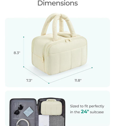 Neceser De Viaje Estuche De Maquillaje Neceser Portátil