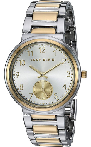 Anne Klein Dress Watch (modelo: Ak/3407svtt), Silver Two Ton