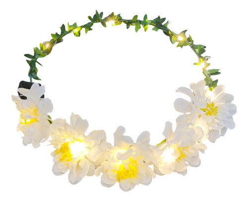 Corona De Flores Diadema Con Corona De Flores Diadema De