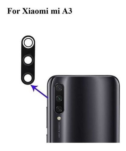 Imagen 1 de 1 de Lente De Cámara Xiaomi Mi A3 Original Somos Tienda Física
