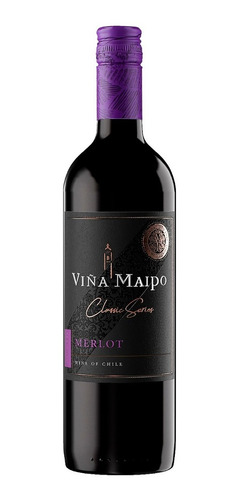 Vino Tinto Viña Maipo Classic Series Merlot 750 Ml