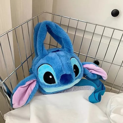 Cartera Stitch De Peluche  Excelente Calidad  