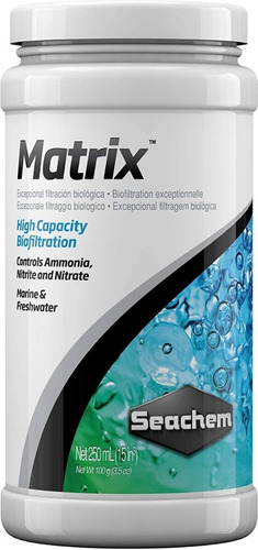 Seachem Matrix Soporte Para Filtro Biológico 250 Ml