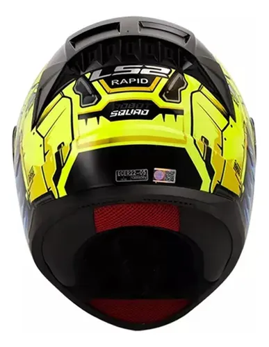 Casco Integral Ls2 Rapid Robot Tam. M 57-58 + Pinlock 70