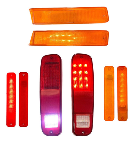 Kit 8 Luces Para Camioneta Ford Pick Up 73-79 Americana Leds