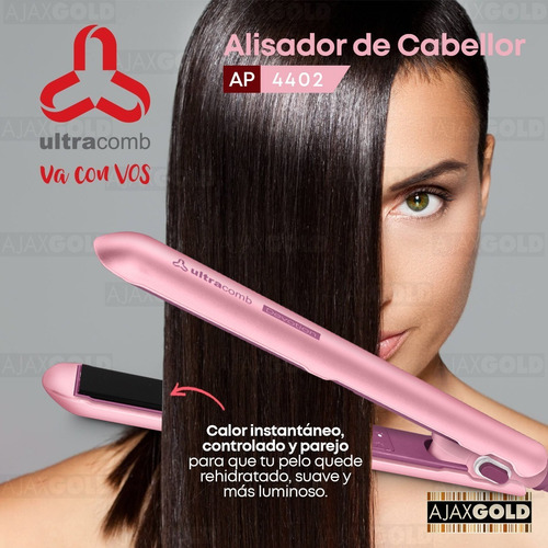 Planchita De Pelo Y Secador Combo Profesional Ultracomb