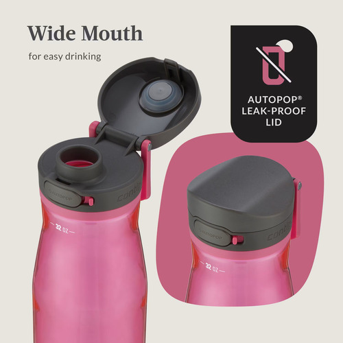 Botella Contigo Jackson 32 Oz Dragon Fruit (946 Ml) Bpa Free