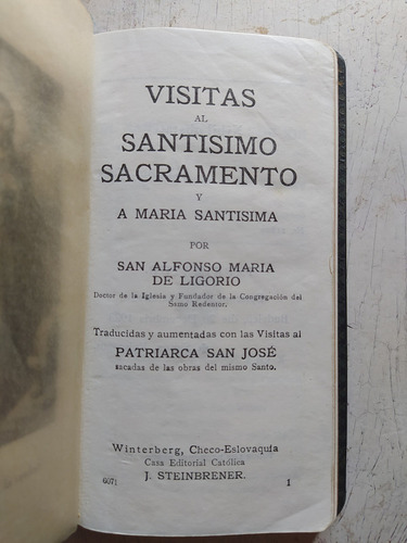Visitas Al Santisimo Sacramento Y A Maria Santisima