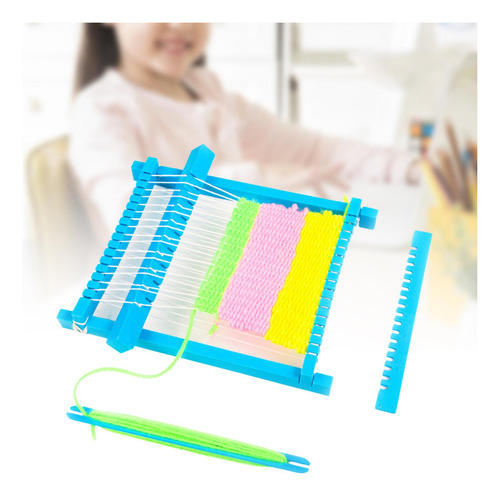 // Kit De Telar Educativo Con Accesorios, Hilo De Tapicería
