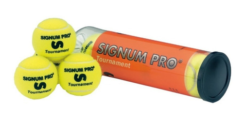 Tubo De Pelotas Tenis Signum Pro X4 Pelotas Profesionales