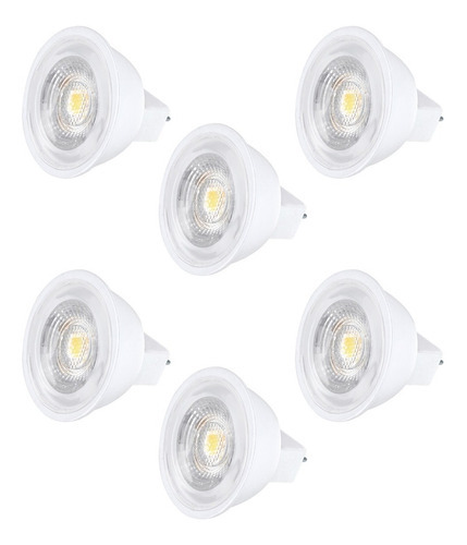 Aksi Mr11 Gu4 Dimeable 30w Warm Light 3000k Pack6 Light Light Color Warm White