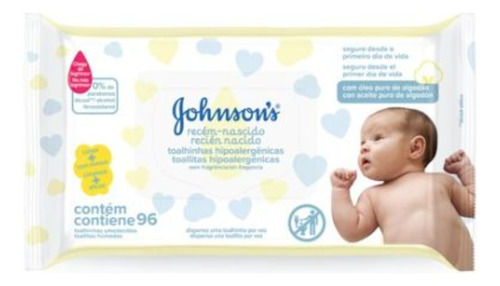 Johnson´s Toallitas Recien Nacido 96u - Bebés Y Niños