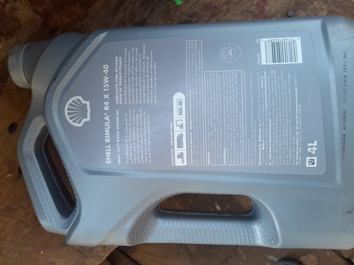 Aceite Shell 15w-40 R4 A Sólo 2600 Los Tres, Y Aunidad A 650