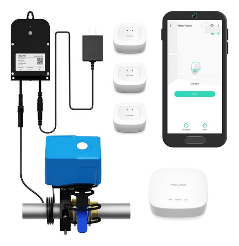 Yolink Kit De Sistema Inteligente De Protección Contra Fugas