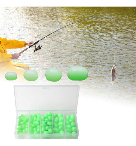 100 Uds Cuentas Luminosas De Pesca Accesorios Herramientas