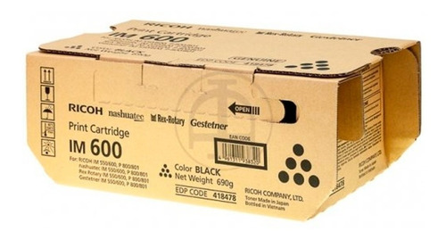 Toner Original Ricoh M600 Para Im 550 F Codigo 418477