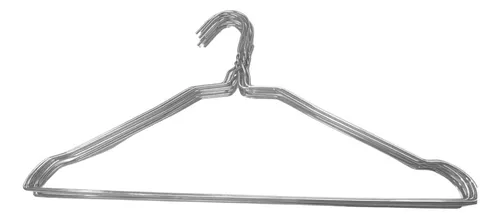 Percha Perchas Acero Inoxidable 40cm Pack X10 Unidades 9.990