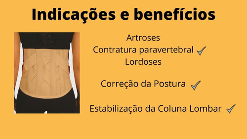 Imagem 4 de 6 de Colete Putti -baixo - Estabilização Da Coluna - Reforçado
