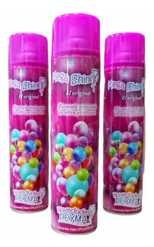 3 Brillos Para Globo Mega Shine Antioxidante