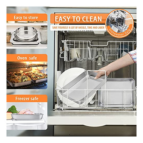 Juego De Utensilios Para Hornear, Horno Tostador E-far, 8 Pi