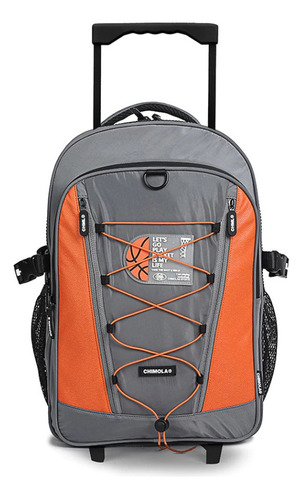 Chimola Mochila Carro 18 Pulgadas Fs49 Color Naranja Diseño De La Tela Liso