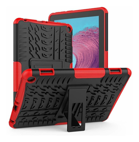 Funda Armor Dualer Layer Rugged Kicktsnad Compatible Ta...