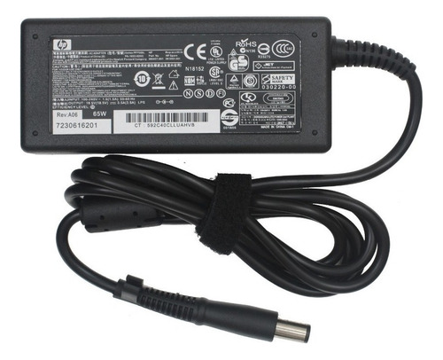 Cargador Laptop Hp 18.5v 3.5a Dc 7.4*5.0mm