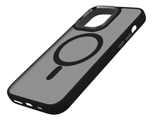 Funda Case Protección Con Magsafe Para Iphone 11/12/13/14/15 Negro / Iphone 11 Pro Lisa