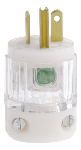 Leviton 8315-ct 20 Amp, 125 Volt, Plug, Straight Blade, Hosp