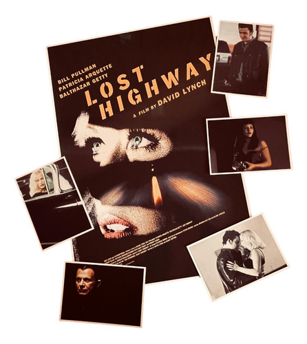 Poster Lost Highway 48x33 Cms+5 Postcards De 10x15 Cms