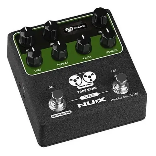 Pedal de efeito NUX Verdugo Tape Echo NDD-7 preto | Parcelamento