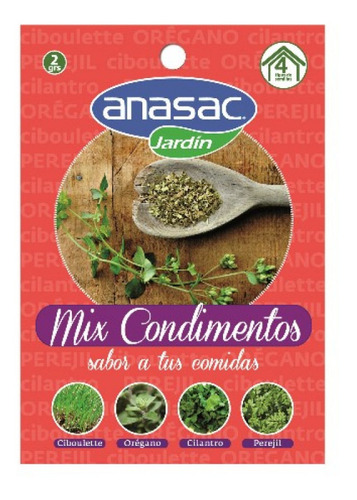 Semilla Mix Condimentos 2grs Anasac-mimbral