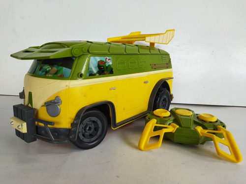 Tmnt Tortugas Ninja Party Van Combi R/c Car Plastico