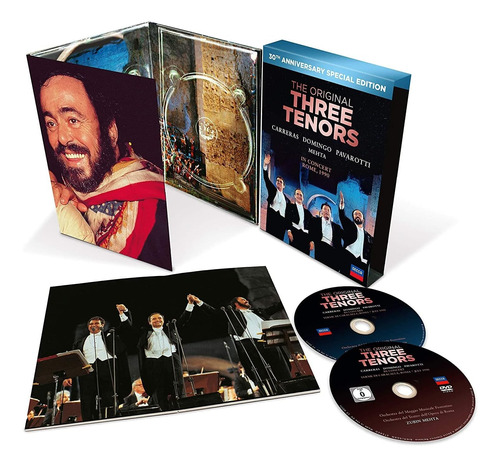 Cd: Los Tres Tenores - Versión Del 30 Aniversario [cd/dvd]