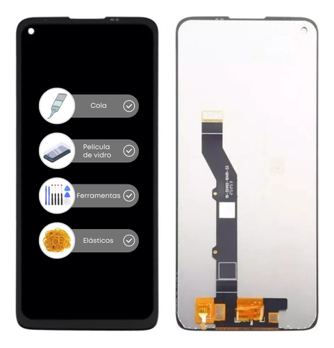 Frontal Tela Display Touch P/ Moto G9 Plus Xt2087 + Brindes